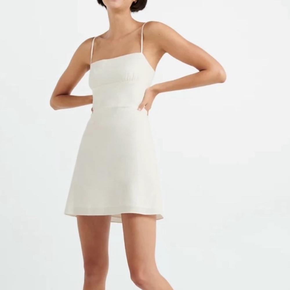 Aritzia Sunday Best Ennis Linen Mini Dress